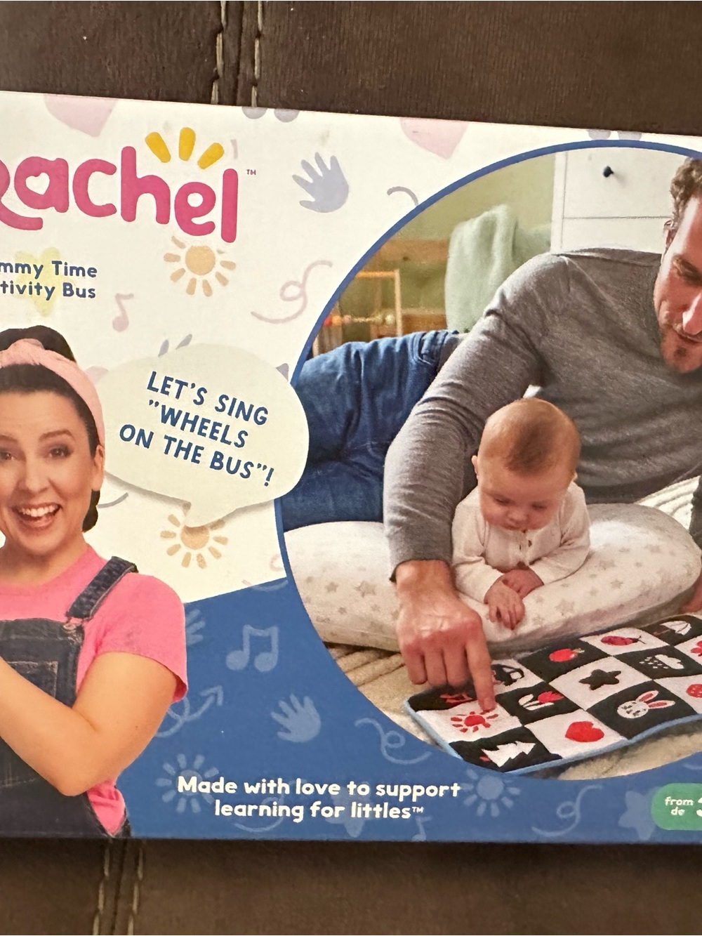 Rachel Pink and Blue Tummy Time Activity Mat